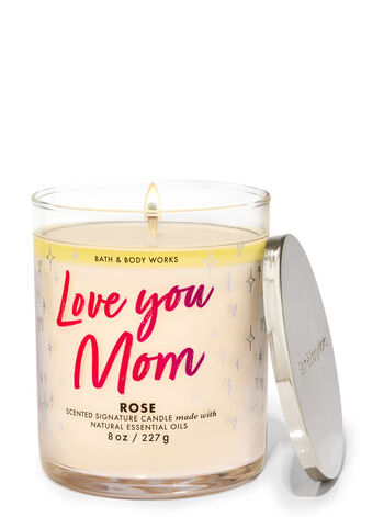 Rose Signature Single Wick Candle