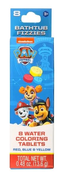 Paw Patrol Bath Dropz Water Color Tablets 8 ct