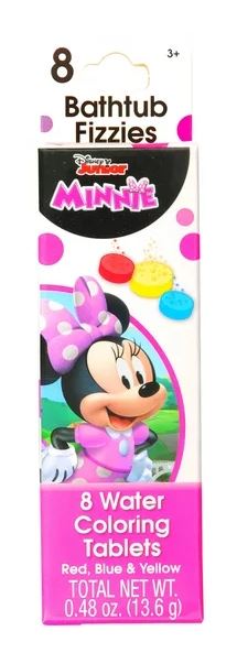 Minnie Mouse Bath Dropz Water Color Tablets 8 ct