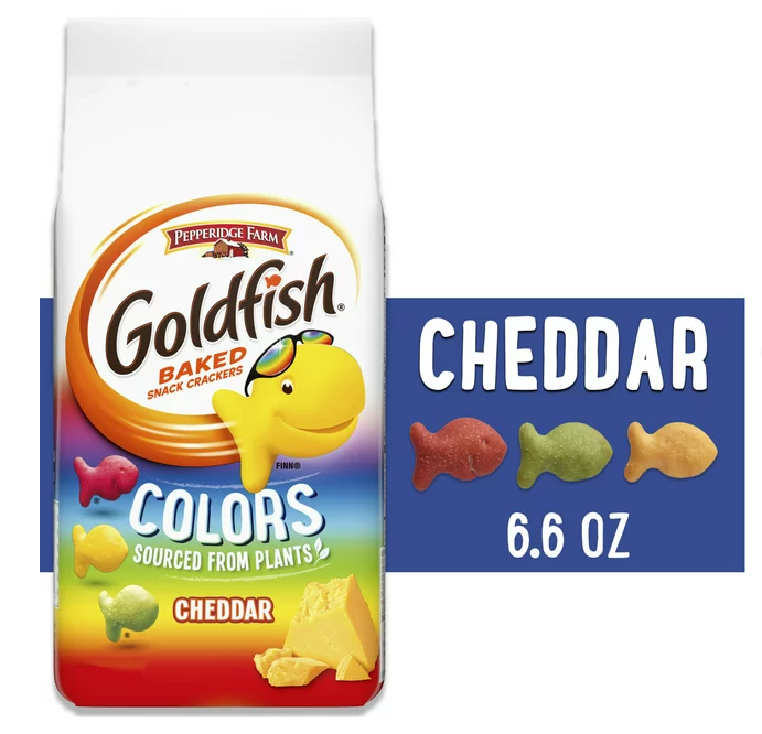 Goldfish Colors Cheddar Cheese Crackers 6.6oz