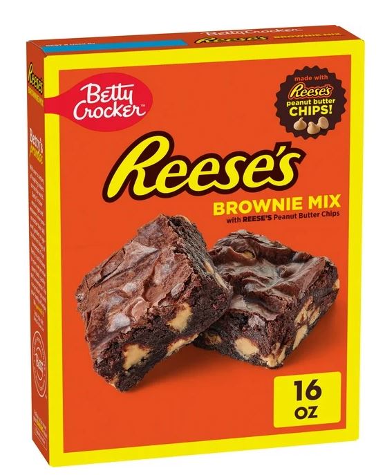 Betty Crocker REESE's Brownie Mix With REESE's Peanut Butter Chips, 16 oz