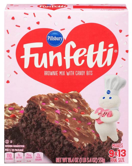 Pillsbury Baking Funfetti Chocolate Fudge Brownie Mix - 19.4oz