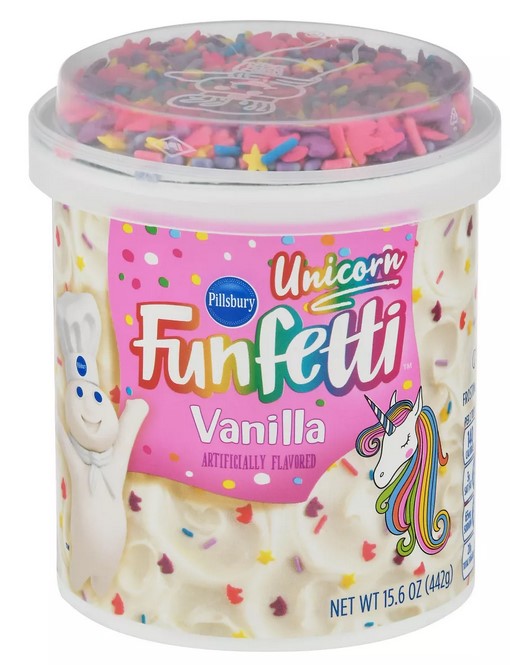 Pillsbury Funfetti Unicorn Vanilla Frosting - 15.6oz