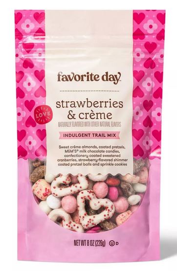 Valentine's Strawberry & Crème Trail Mix - 8oz - Favorite Day™