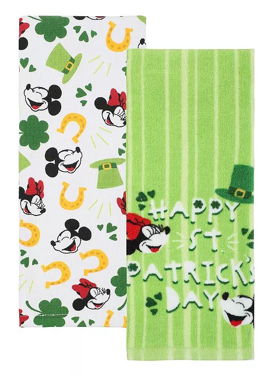 Disney's Mickey & Minnie 2-pc Kitchen Towel Set by Celebrate Together™ St. Patrick's