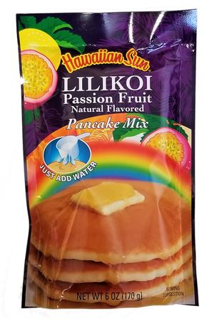 Hawaiian Sun Pancake Mix - Lilikoi Passion Fruit 6 oz