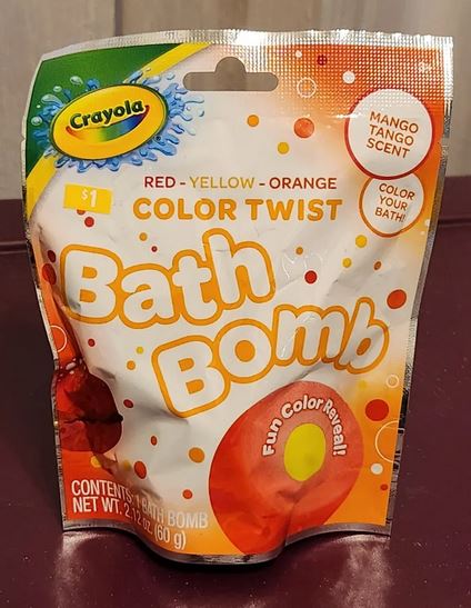 Crayola Color Twist Bath Bomb Mango Tango Scent