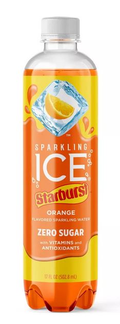 Sparkling Ice™ Starburst Orange Flavored Sparkling Water 17fl oz