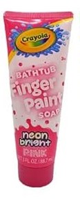 Neon Bright Pink Bathtub Fingerpaint Soap, 3 Oz