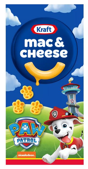 Kraft Macaroni & Cheese Dinner Nickelodeon with Paw Patrol Shapes - 5.5oz