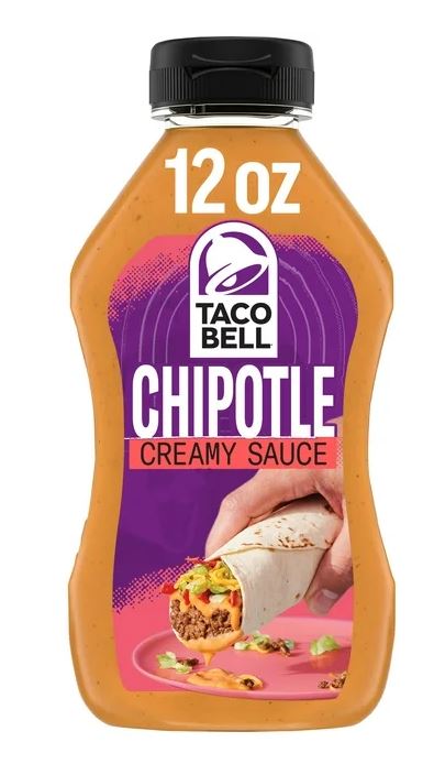 Taco Bell Creamy Chipotle Sauce, 12 fl oz Bottle