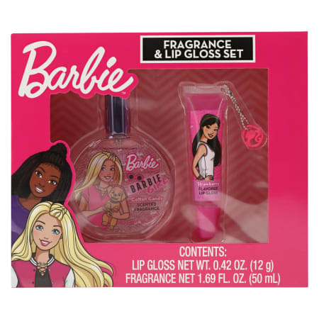 Barbie Character Fragrance & Lip Gloss Set