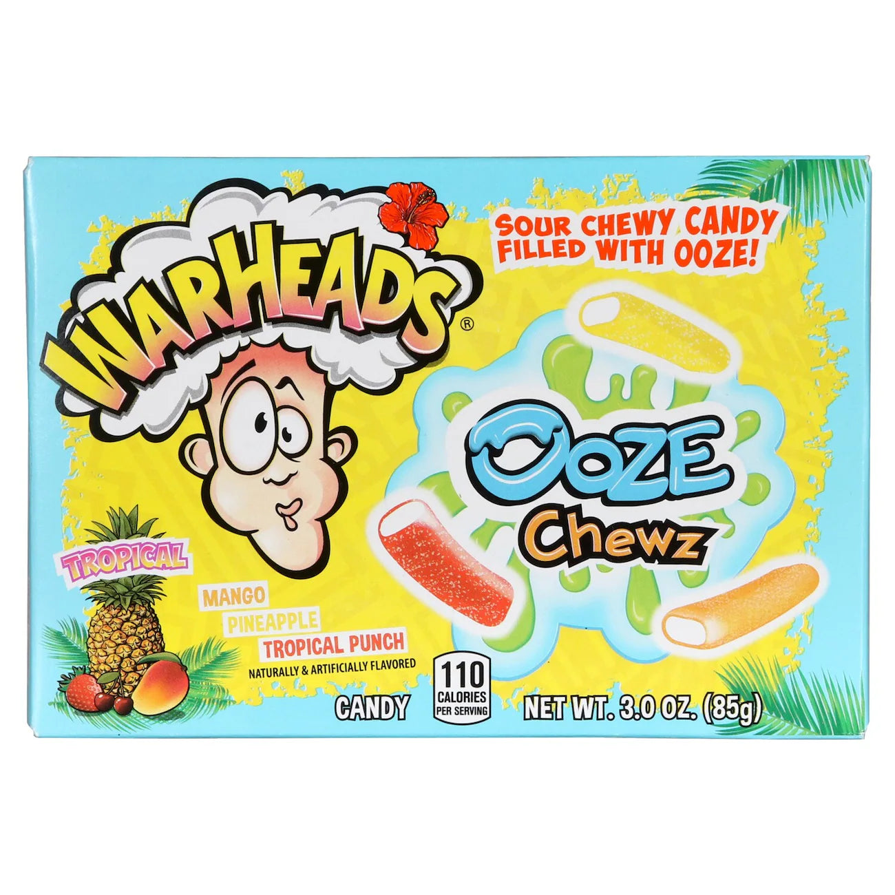 Warheads Tropical Ooze Chews Theater Box