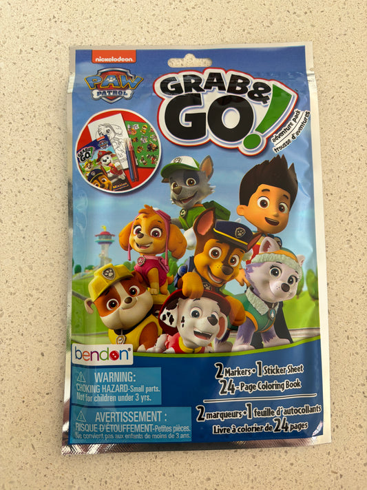 Paw Patrol Grab & Go Activity Pack