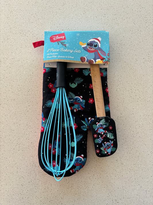 Disney Lilo & Stitch 3Pc Baking Set (Black/Red)