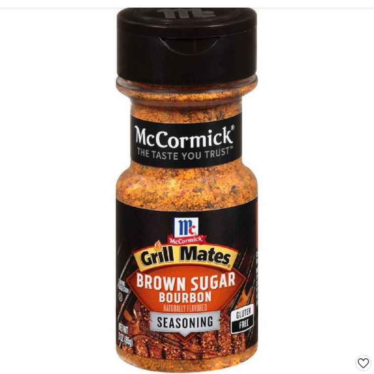 McCormick Grill Mates Gluten Free Brown Sugar Bourbon Seasoning - 3oz