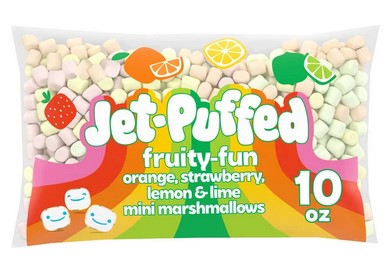 Jet-Puffed Fruity-Fun Orange Strawberry Lemon & Lime Mini Marshmallows