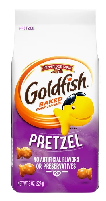 Goldfish Pretzel Crackers, Snack Crackers, 8 oz bag