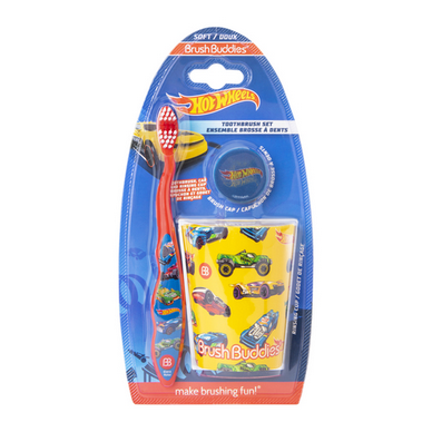 Brush Buddies™ Hot Wheels® Kid's Toothbrush Set