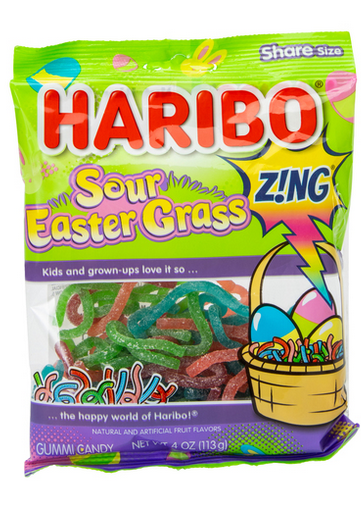 Haribo® Sour Easter Grass Gummi Candy 4oz