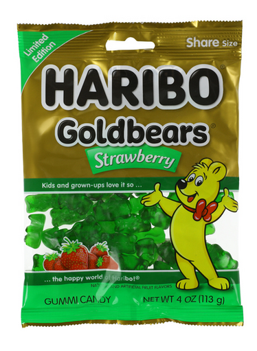 Haribo® Strawberry Goldbears® Gummi Candy 4oz