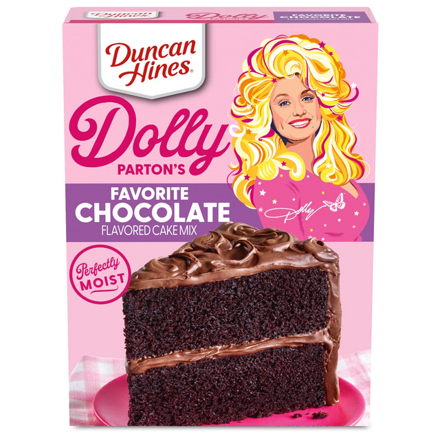 Duncan Hines Dolly Parton's Favorite Chocolate Flavored Cake Mix, 18 oz