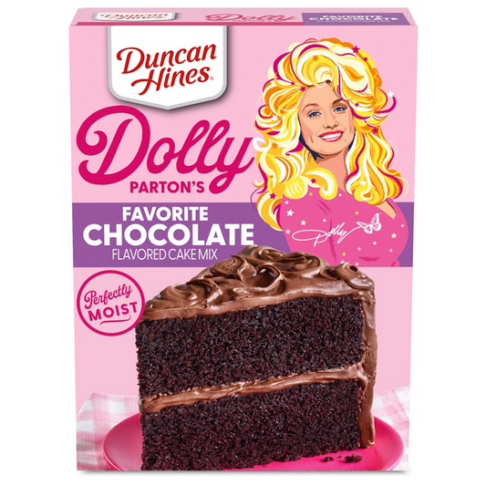 Duncan Hines Dolly Parton's Favorite Chocolate Flavored Cake Mix, 18 oz