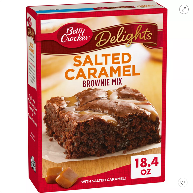 Betty Crocker Salted Caramel Brownie Mix - 18.4oz