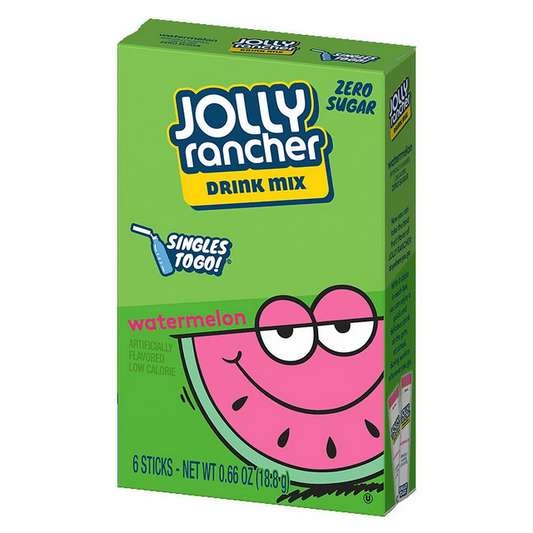 Jolly Rancher Watermelon Singles To Go Drink Mix 6ct