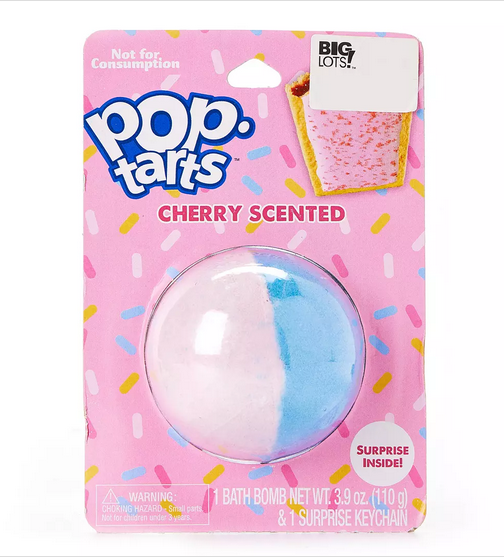 Pop Tarts Cherry Scented Bath Bomb, 3.9 Oz