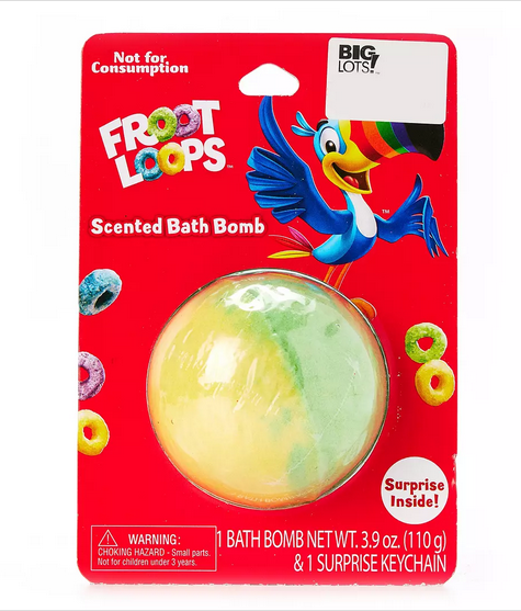 Froot Loops Fruity Scented Bath Bomb, 3.9 Oz.