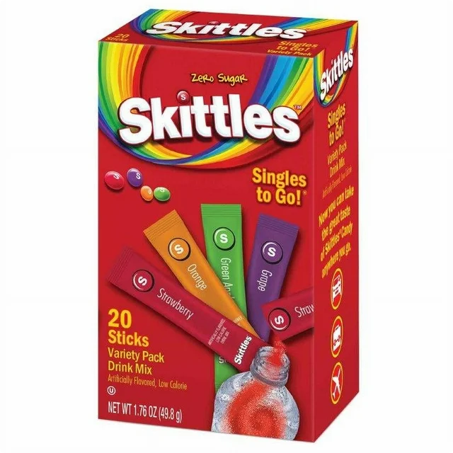 Skittles Zero Sugar Drink Mix Variety Pack 20ct