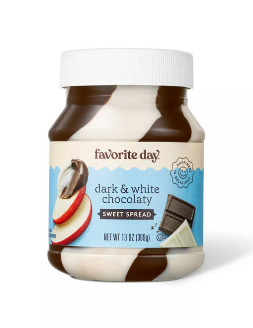 Dark and White Chocolaty Spread - 13oz - Favorite Day