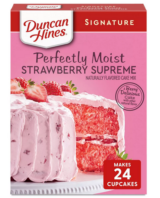 Duncan Hines Strawberry Supreme Cake - 15.25oz