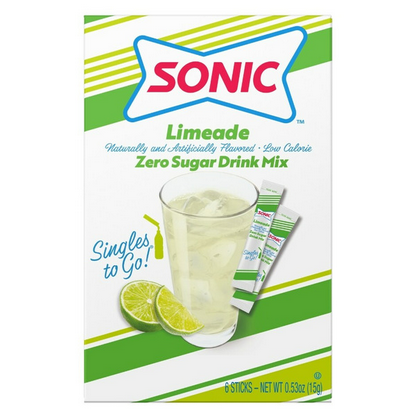 SONIC Limeade Zero Sugar Drink Mix 6ct