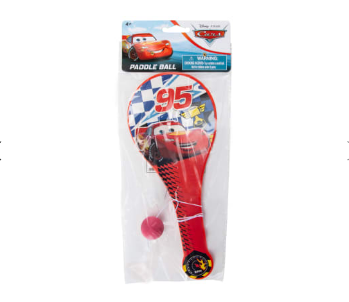 Cars Character Paddle Ball Toy