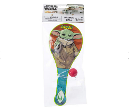 Mandalorian Character Paddle Ball Toy