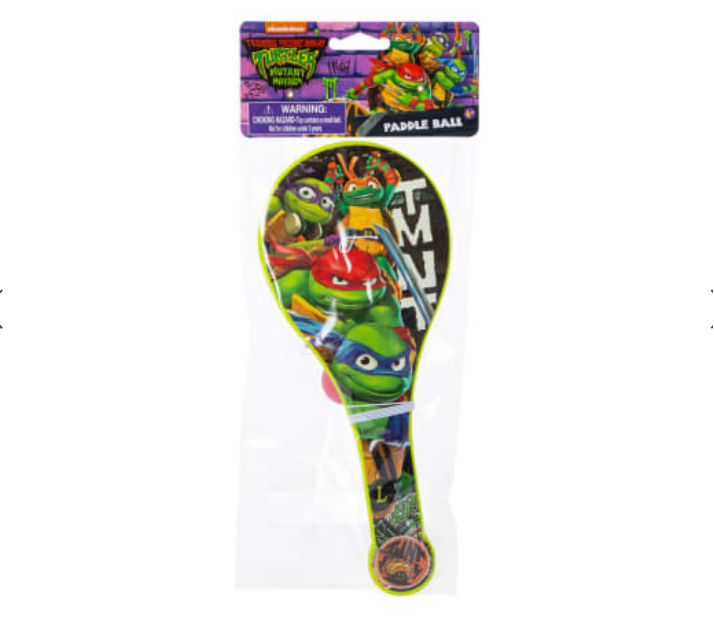 Teenage Mutant Ninja Turtles Character Paddle Ball Toy