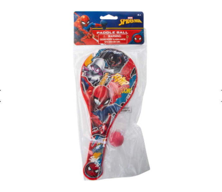 Spiderman Character Paddle Ball Toy