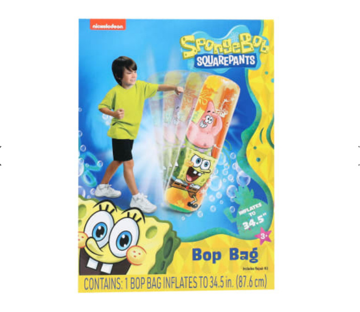 Spongebob Character Bop Bag 34.5in