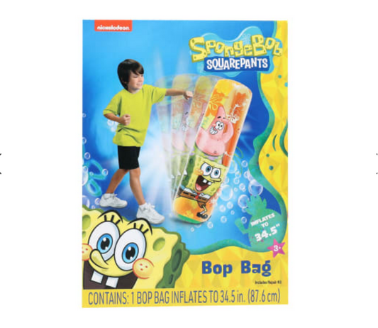 Spongebob Character Bop Bag 34.5in