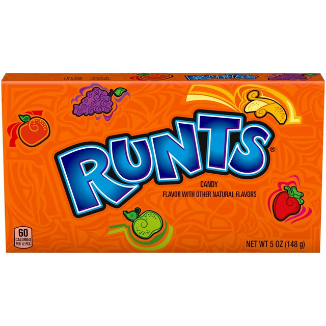 Wonka Runts Candy Theater Box 5oz