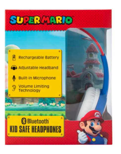 Super Mario™ Kid-Safe Headphones With Mic