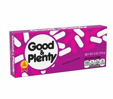 GOOD & PLENTY Licorice Fat Free Candy