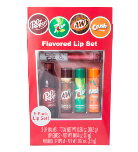 Lip Mix Scented Lip Gloss & Lip Balm Set 5-Count