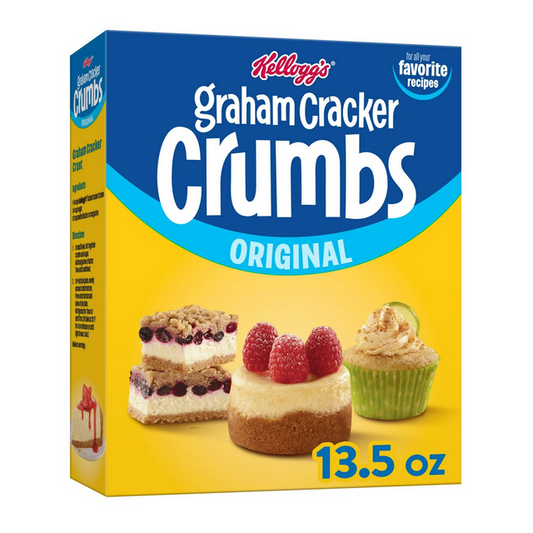 Kellogg's Graham Cracker Original Crumbs, Dessert Ingredients, 13.5 oz