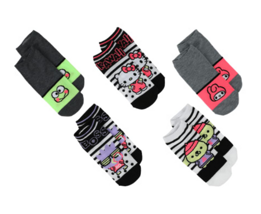 Hello Kitty And Friends® No-Show Socks 5-Pack