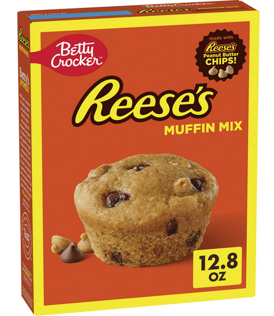 Betty Crocker REESE'S Peanut Butter Muffin Mix, With REESE’S Peanut Butter Chips, 12.8 oz