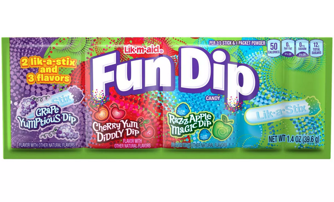 Lik-M-Aid Fun Dip Powdered Candy - 1.4oz