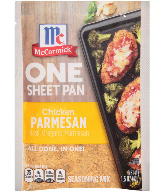 McCormick ONE Chicken Parmesan Sheetpan Seasoning Mix - 1.5oz